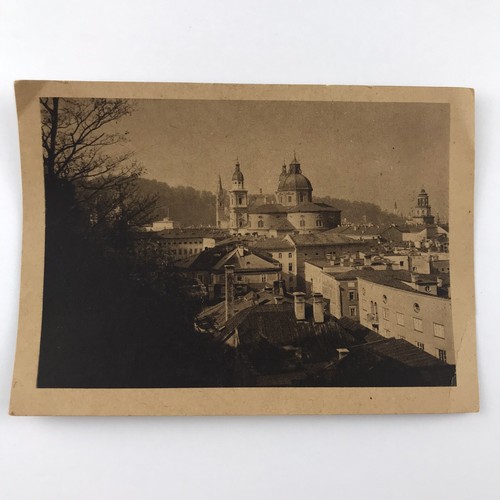 Postal de colección Salzburgo Austria Nonnberg Abby Church sin publicar - Imagen 2 de 4