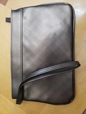 Ahava Make-up bag Copper color item# 70115192, 8" X 5.5" 