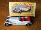 Matchbox Lesney Mint Y-10 White 1928 Mercedes 36/220-Original Box-flaps repaired