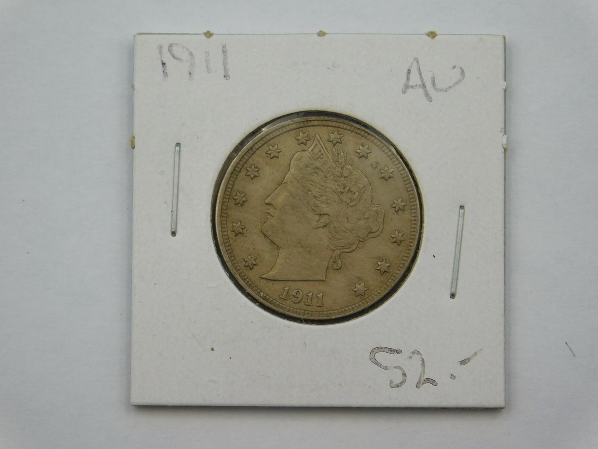 Empire ＆Liberty 1911 United States Liberty V Nickel AU (#1181) | eBay