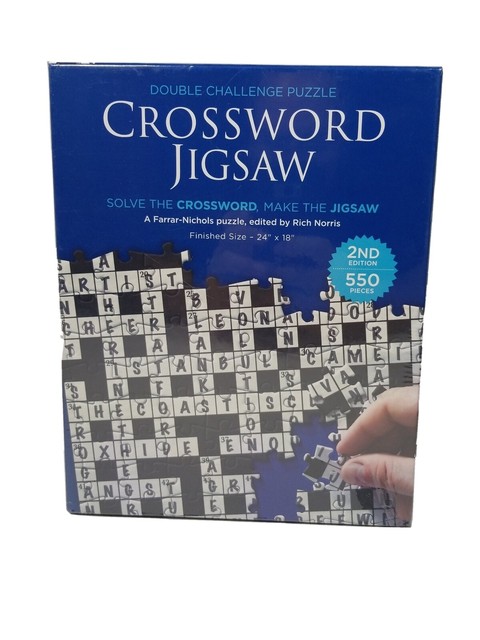 Crossword Jigsaw Puzzle 550 Pieces Game By Babalu NEW Sealed EBay