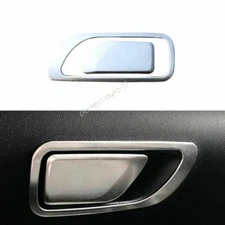 For Ford Escape Kuga 2020-2024 Silver Steel Co-Pilot Storage Box Handle Cover