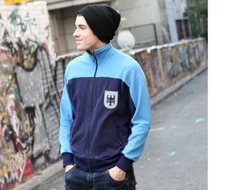 vintage 90s German Army Bundeswehr Tracksuit Top jacket coat military sweatshirt