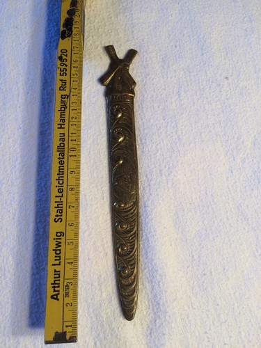 Antiker Brieföffner Messing - Bild 4 von 4