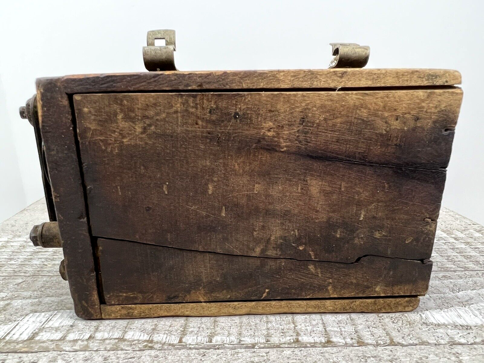 Antique Ford Model T A Ignition Buzz Coil Battery Wood Wooden Box eBay