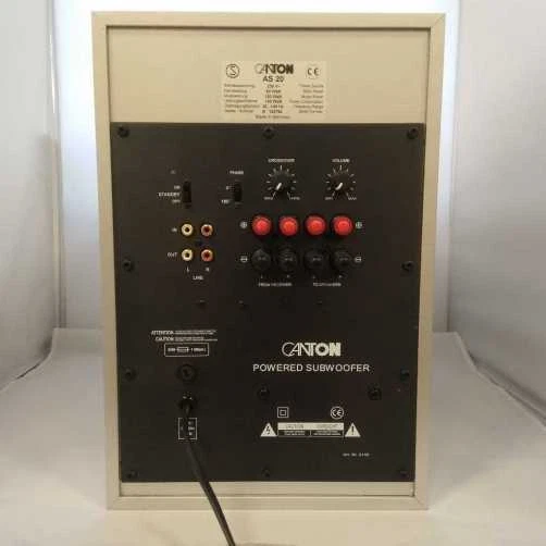 AS 20 Canton - Subwoofer attivo - 7" - 120W  - Immagine 2 di 2