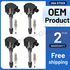 4 For 2018-2021 Honda Accord 1.5L L4 Ignition Coil & Spark Plug