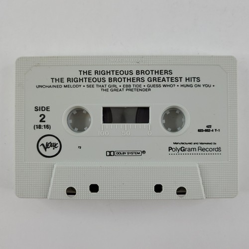 The Righteous Brothers - Greatest Hits (1981) Music Cassette Verve PolyGram - Picture 8 of 9