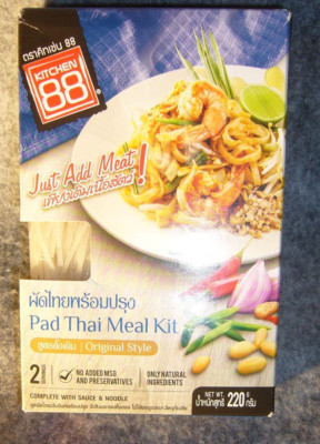 KITCHEN 88 Pad Thai Meal Kit Original Style No MSG No Preservatives ...