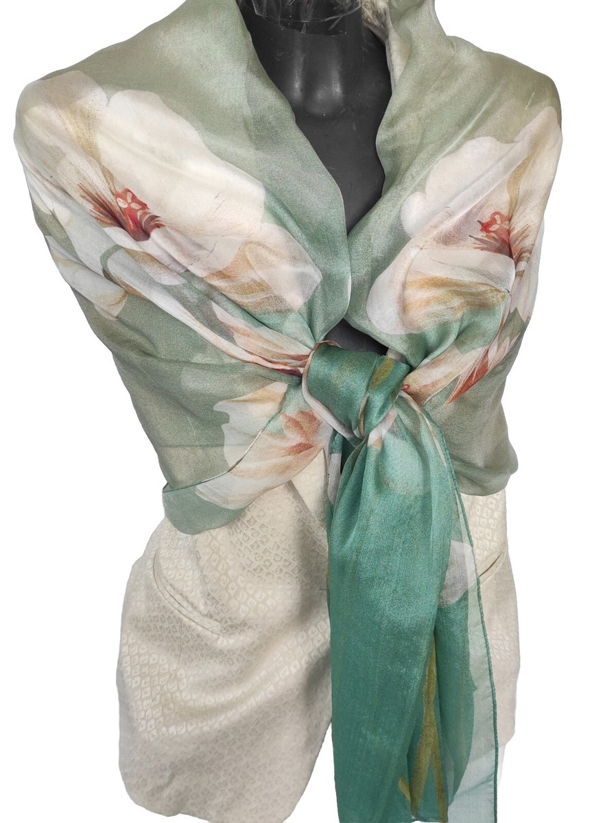Kiabi Foulard A Poco Prezzo Foulard Scialle Sciarpa PURA SETA 100