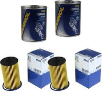 2X Original Mahle / Knecht ÖLfilter OX 978D + 2X SCT Motor Flush MotorspüLung