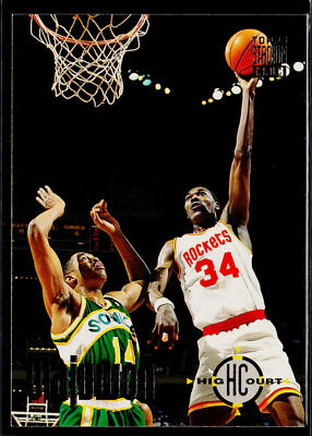 Hakeem Olajuwon 1993-94 Stadium Club #64 Houston Rockets