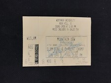 Vintage 1994 NCAA Mountain Dew Slam Dunk 3 Point Champ Ticket Isaiah Rider