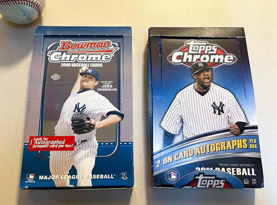 2008 Bowman Chrome Baseball 10 Packs POSEY,KERSHAW AUTO Refractor RC +2011 FREE - Image 2 of 2