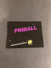 pinball nes manual No TM Version