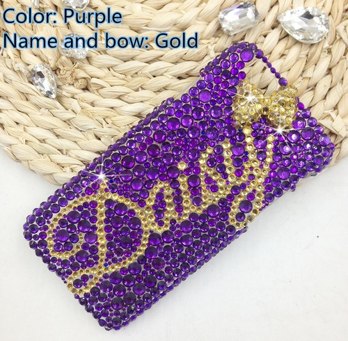 Personalized Handmade Your Name In Bling Phone case Cover For Various Phone - Picture 4 of 8