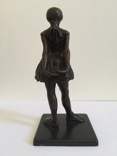 EDGAR DEGAS BALLERINA TÄNZERIN ECHT VINTAGE BRONZE STATUE SKULPTUR FIGUR KUNST X - Bild 4 von 5