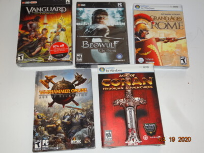 Set of 5 PC DVD Games, brand new.