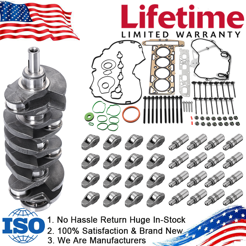 Engine Crankshaft Gasket Rocker Arm Rebuild Kit For 2.4L Chevy Equinox GMC Buick