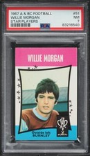 1967 A & BC Football Star Players Willie Morgan #51 PSA 7