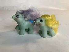 My little pony mini vintage 84 Tangle Puddles G1 new born figures