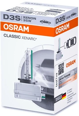 OSRAM XENARC® CLASSIC D3S XENON BRENNER SCHEINWERFER LAMPE AUTO ORIGINAL & NEU - Bild 1 von 2