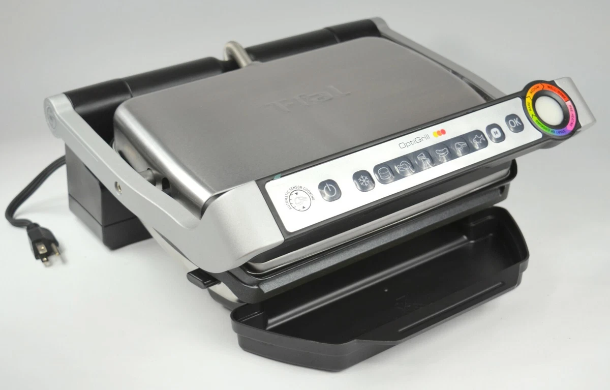 TEFAL OptiGrill Indoor Grill w/ Removable Plates & Precision Grilling  Technology