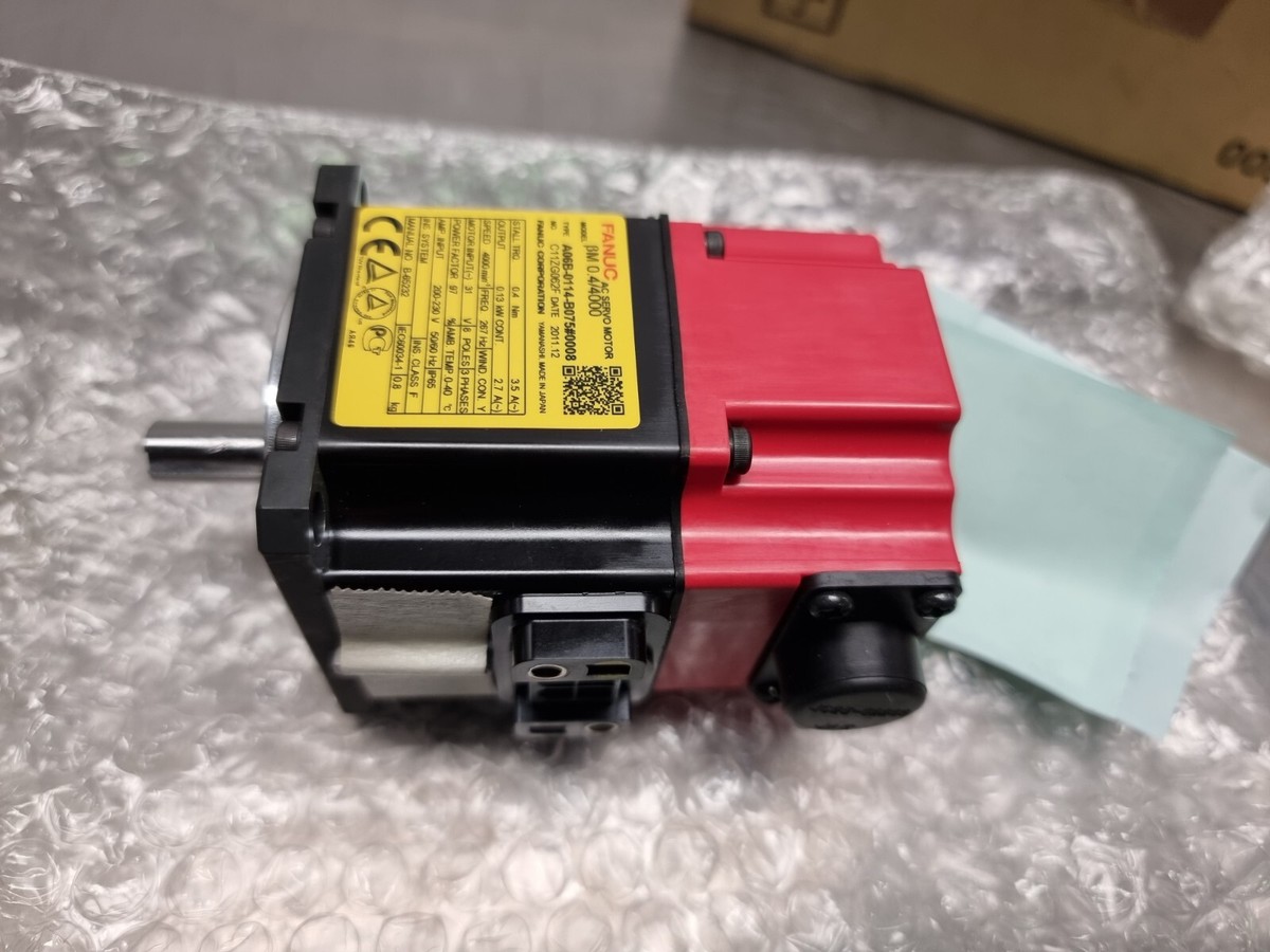 Fanuc Robotics A06B-0114-B075 #0008 Servo Motor | Fanuc P/N 