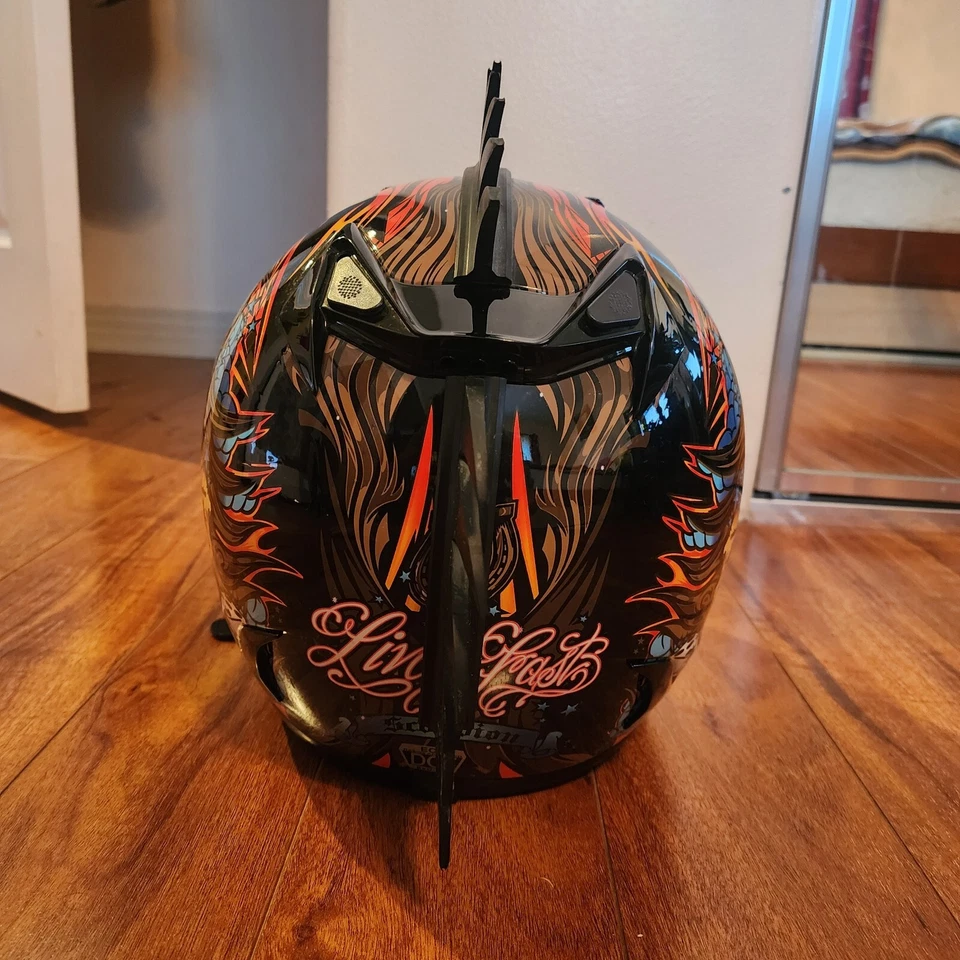 Scorpion EXO-750 Helmet - Live Fast, with Spines - Image 4 of 4