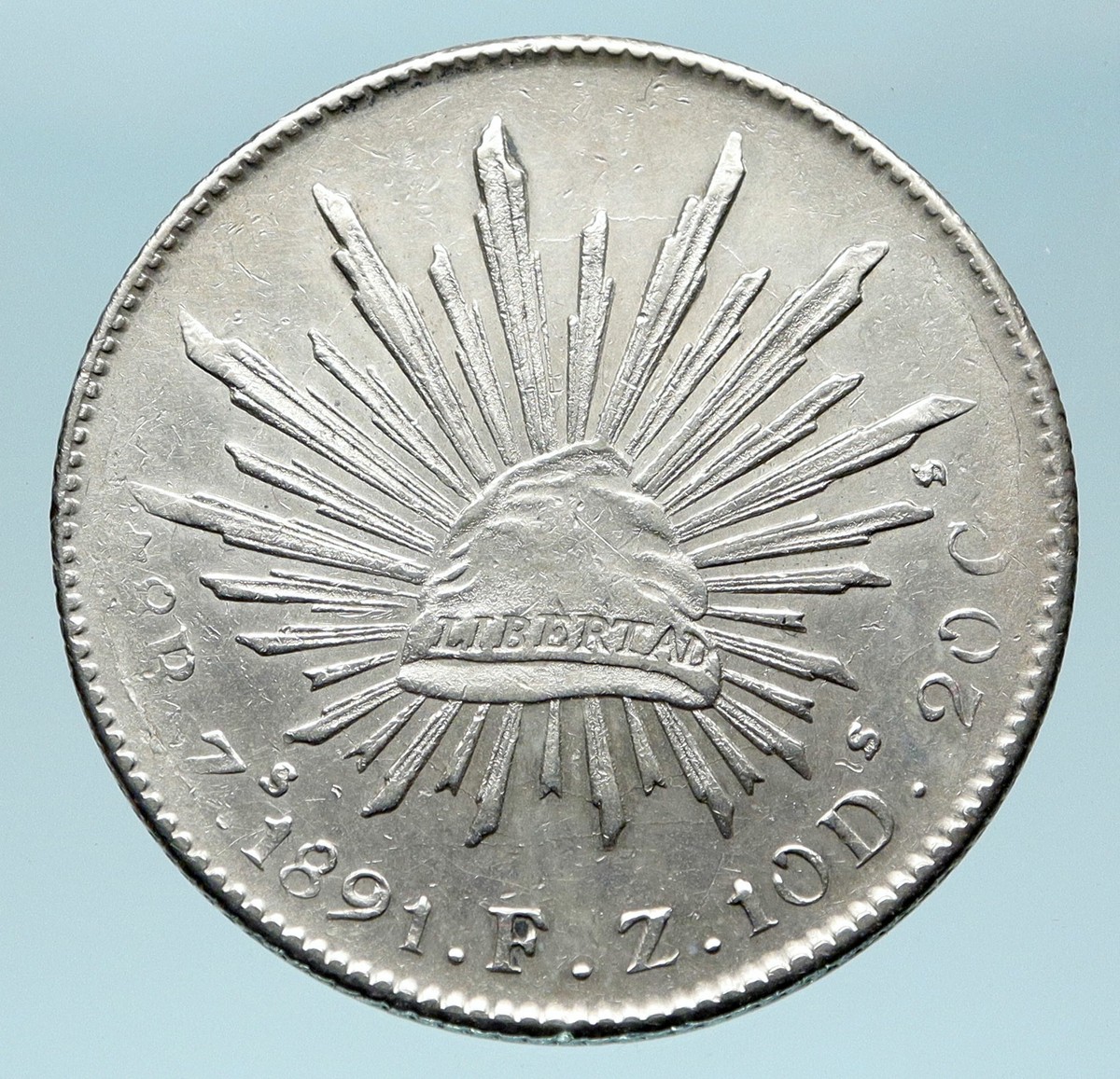 メキシコ 1890年 銀貨 メキシコ 1890年 銀貨 - メルカリ