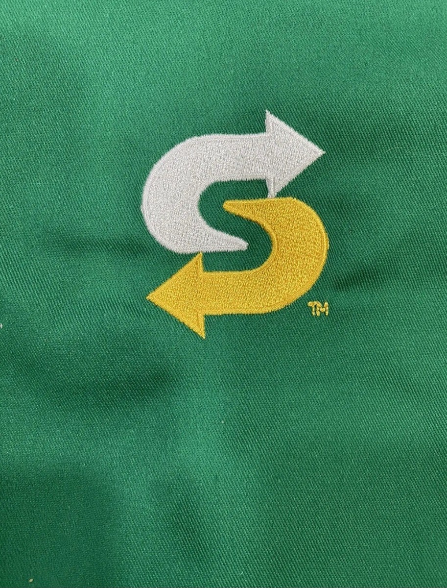 Subway Green Half Waist Apron Restaurant Uniform Employee Crew New