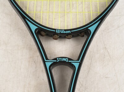 RAQUETTE DE TENNIS Wilson Sting Largehead poignée 4 3/8 - D'OCCASION EUR 83,06 - FR