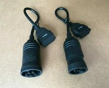 NEXAS 6 Pin J1708 & 9 Pin J1939 to 16 Pin OBD2 Adapter Cable Heavy Duty Truck