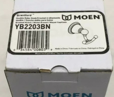 MOEN Brantford Double Robe Hook in Brushed Nickel YB2203BN