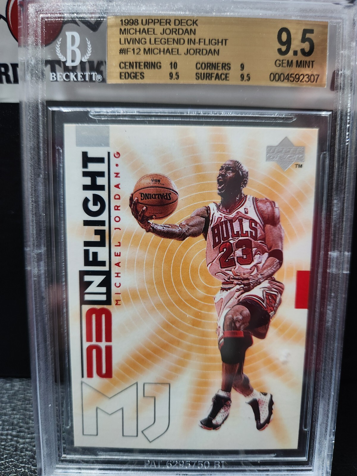 1998 Upper Deck Living Legend MICHAEL JORDAN #IF12 BGS 9.5 Gem Mint
