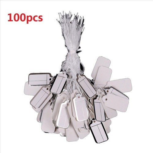 Pack 500/100 ��tiquettes de prix longe pour bijoux et autres articles d'expositi - Picture 14 of 16