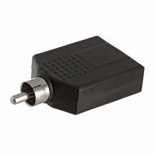 Rca Plug To 2X6.35Mm Mono Jack Adapter 181-N