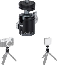 360 Mini Ball Head Adapter Holder Mount for Camera Tripod 1/4 -20 Aluminum