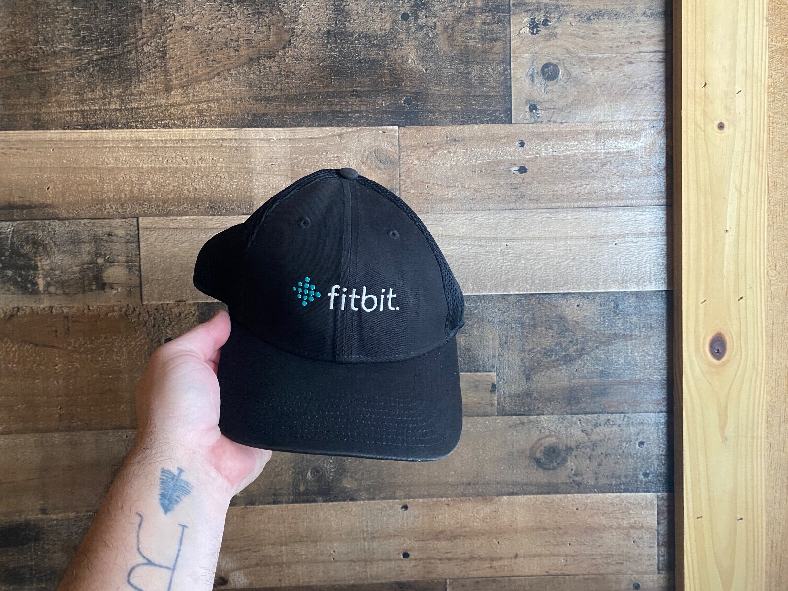 Fitbit Snapback Trucker Hat for Men and Women with Mesh Design  -image