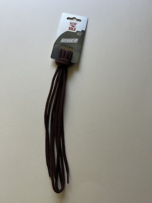 Sof Sole 45'' Hiker Shoe Laces in Brown - Sold in Pack of 2