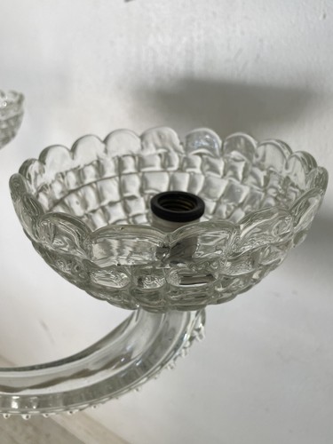 GRANDE LAMPADARIO MURANO ROSTRATO Barovier 6 BRACCI CHANDELIER ø 110 cm ANNI '30 - Foto 20 di 21