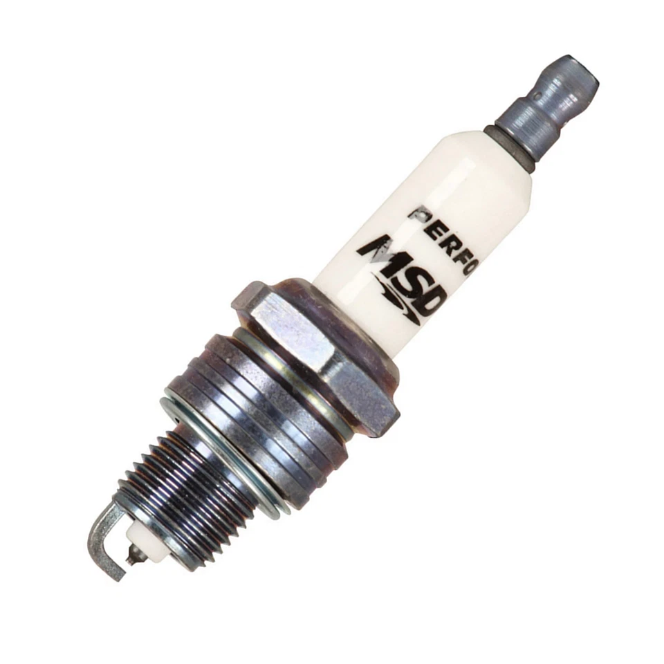 MSD Iridium Spark Plug 14 mm Thread, 0.500" Reach, Gasket Seat, 4 Pack, Standard - Image 4 of 4