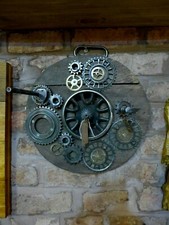 Vintage coat, keys rack on wooden board, handmade, handcrafted, unique, loft A