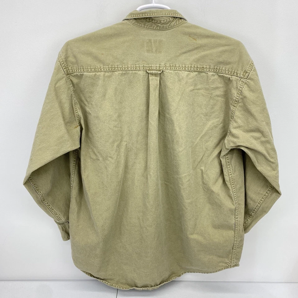 Vintage Camel Shirt Men XL Safari Guide Fishing Canvas Pockets 90's Y2K Gorp - Image 3 of 4