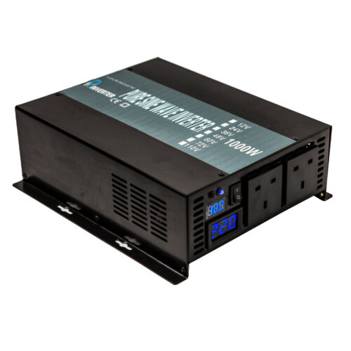 1000 Watt Power 24V Pure Sine Wave Inverter 240V Truck Car Solar Motor RV Home - Afbeelding 1 van 9