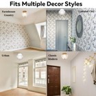 Evelots Ceiling Clip on Light Bulb Shade Lamp Dome Diamond Cut
