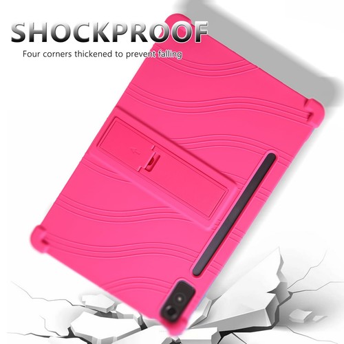 Lenovo Tab P12 Hülle 12,7" 2023 Lenovo P12 Tablet mit Halterung & Stifthalter (Rosa) - Bild 4 von 7