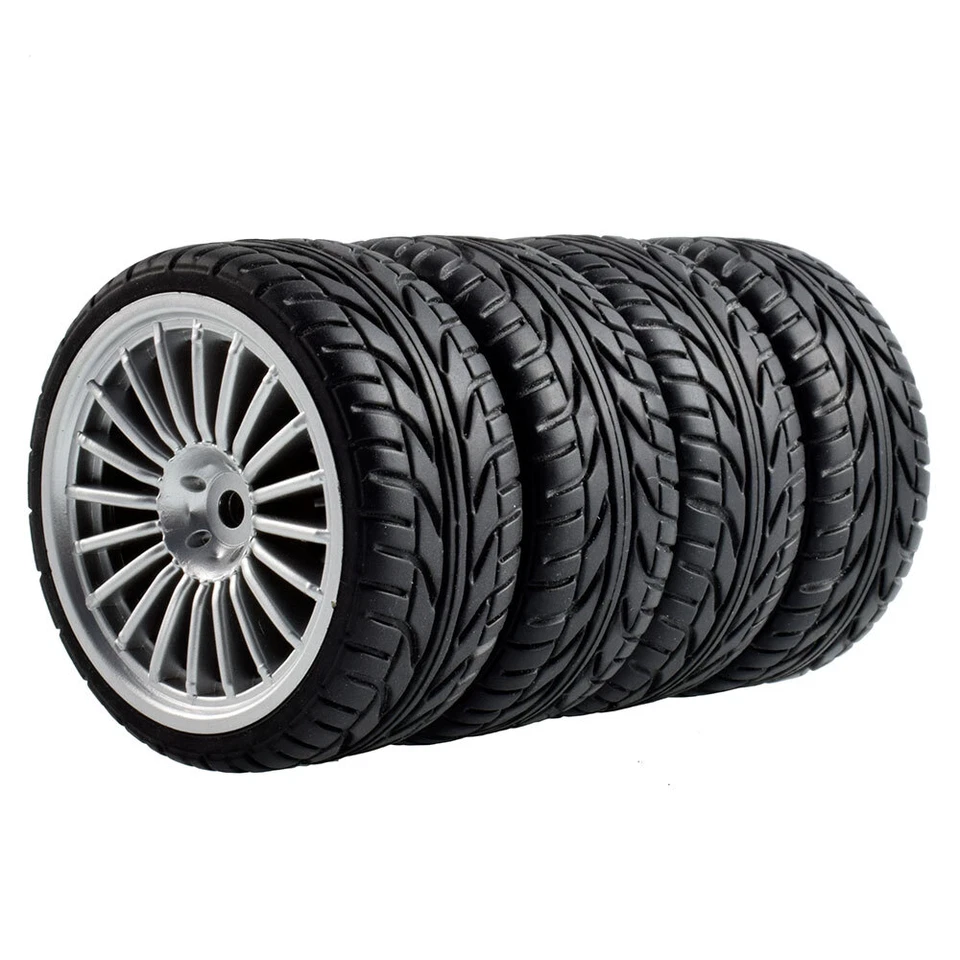 1/10 Onroad Rc Wheels Tires for Hpi Rs4 Sprint2 Kyosho Pureten Fazer Fw05 Fw06 - Image 3 of 4