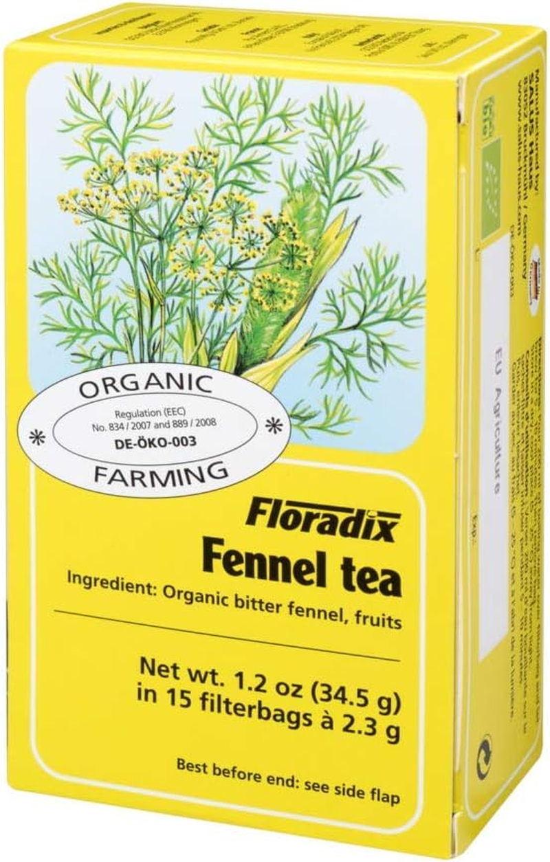 Floradix Organic Fennel Herbal Tea 2 X 15 Bags Pack of 2 eBay