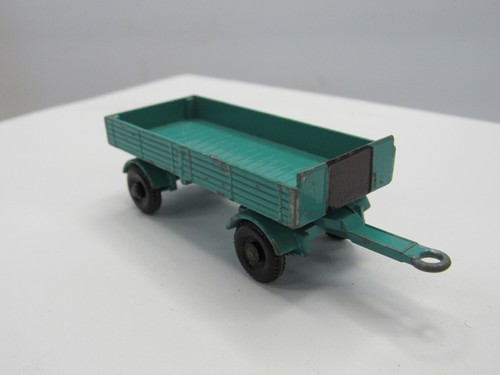 Vintage Matchbox Series No 2 Teal Blue Mercedes Trailer #C5 - Picture 2 of 9